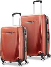 Samsonite Winfield 3 DLX Hardside Expandable Luggage Orange, 2-Piece Set (20/25) picture