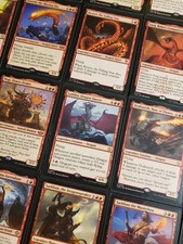 Custom Mono Red DRAGONS Commander deck: LATHLISS, DRAGON QUEEN Magic 100 cards picture