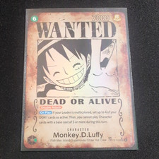 Monkey.D.Luffy OP13-118 Carrying on His Will Wanted Poster picture