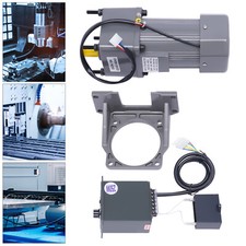 250W 110V AC Gear Motor with Variable Speed Controller and Bracket Single Phase picture