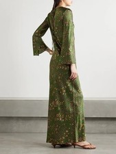 Veronica Beard Gemma Silk-Blend Satin Maxi Dress $698 Size 4 picture