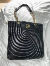 Henri BENDEL No. 7 Quilted Lambskin Leather Zip Tote Satchel Chain Bag BEAUTY picture
