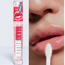 Lip Plumper 👄Mega Plumping Lip Oil Maxi Filler Clear Lip Gloss 0.085 Oz picture
