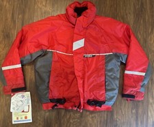 Stearns Powerboat Floatation Jacket Red Nylon Adult Sz L Type lll PFD NWT picture