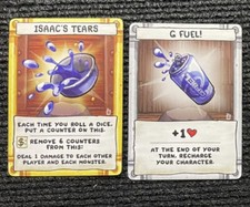 Authentic New Isaac Four Souls Isaac's Tear & G Fuel Promo Cards Free Fast Ship picture