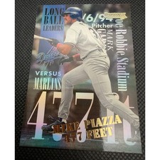 1994 Donruss Long Ball Leaders Mike Piazza 5 of 8 Dodgers 477 Feet Insert Card picture
