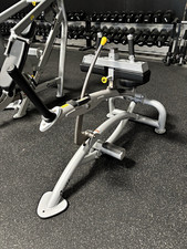 HOIST Plate-Loaded Seated Strength Training Machine Adjustable Silver/Black picture