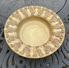Wishon Harrell Studio Art Pottery Brutalist Centerpiece Bowl Signed picture