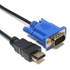 1.5m HDMI Male to VGA Male Converter Adapter 1080P Cable for PC Monitor HDTV Rok picture