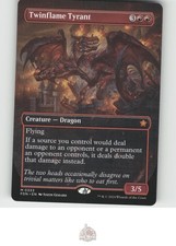 TWINFLAME TYRANT (BORDERLESS)| |FOUNDATIONS|NM|MAGIC: THE GATHERING picture
