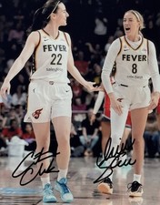 Caitlin Clark - Sophie Cunningham - DUAL Autographed Signed 8 x 10 Photo w/COA picture