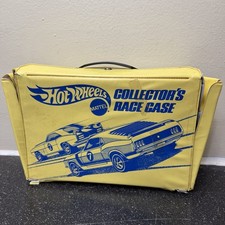 Vintage Hot Wheels Redline Collector’s Race Case Mattel 1975 Yellow No Cars picture