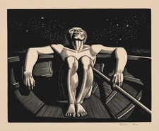 Rockwell Kent: The Drifter 22x30 Archival Quality Fine Art Print picture