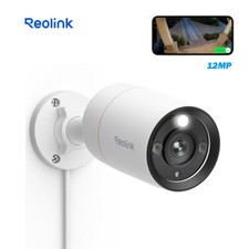 Reolink 12MP PoE Security Camera Person Vehicle Detection Two Way Audio RLC1212A picture
