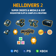HELL-DIVERS 2 - Farm Fast |SuperCredits💎|Medals🥇|Samples🟩🟧🟪 | XP |No Login❗ picture