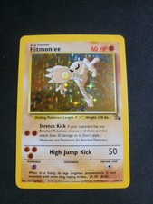 Hitmonlee 7/62 Fossil Holo LP/MP picture