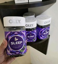 4 -Pack OLLY Sleep Gummies 110 Count Melatonin Calm Aid Blackberry Exp. 09/2026 picture
