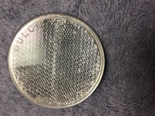 NOS BRIGHT STAR GULCO NO. 2222 SAE-A 24 BICYCLE CLEAR FRONT REFLECTOR  picture