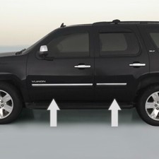 CHROME SIDE DOOR TRIM ROCKER PANEL MOLDING For GMC YUKON / YUKON XL 07-14 picture