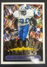 BARRY SANDERS 1999 Topps Record Numbers Gold #RN4 350/1000 Lions HOF RARE picture