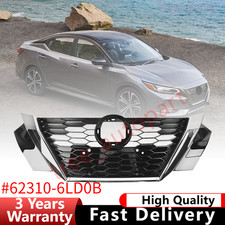 62310-6LD0B Fits For Nissan Sentra 2020 2021 2022 2023 Chrome Front Grille Black picture