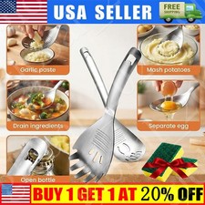 3PACK New Multifunctional 5-in-1 Cooking Spoon 304 Stainless Steel Kitchen Tool picture