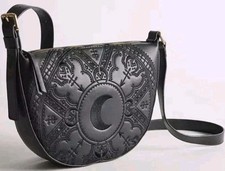 Torrid Crescent Moon Celestial Crossbody Bag Embroidered Purse Nightfall New picture