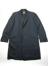 Vtg 50s 60s Kuppenheimer Wool Overcoat Hollywood Mod Mid Century VLV Worn L/XL picture