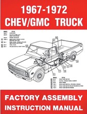 1967-1972 Chevrolet, GMC Truck Factory Assembly Manual picture