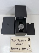 Nixon Sentry Solar Stainless Steel Gunmetal 40mm Watch Day/Date 10 ATM A1346-131 picture