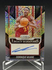 2025-26 Prizm #LS-DOM Dominique Wilkins Legacy Signatures Mojo /25 picture