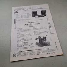 Zenith Service Manual Photofact Model G680W2 1976 Illustrated picture