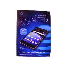 LG Phoenix 4 Smartphone, 4G LTE, Android 7.1 OS, 16GB, Black for AT&T Prepaid picture
