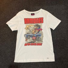 Vintage 2012 Quiksilver Ramones 1-2-3-4 Punk Rock Surf Skate T-Shirt M picture