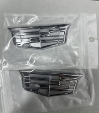 2x💖 Fit For Cadillac Fender Marker Door Logo Badge Emblem Car Decoration Sport picture