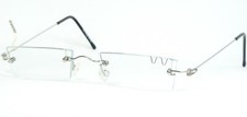 Vintage Tom's Design SILVER UNIQUE RARE EYEGLASSES GLASSES 49-20-150mm Germany picture