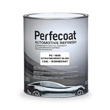 Perfecoat 1K Basecoat Metallic Toners PC-1840 Extra Fine Bright Silver – GAL picture