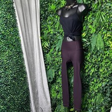 Lululemon In Focus Run High Rise Leggings 2 Purple Athletic Running Pants 3094 picture