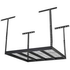 Klutch Garage Overhead Storage Rack, 48in.L x 48in.D, Adjustable 23in.–37in.H, picture