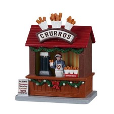 Lemax Caddington Village Accessory Churros in Dark Red Roof Stand 63827 picture