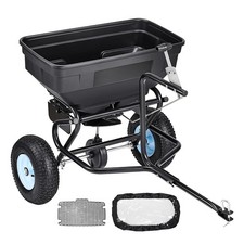 VEVOR Tow Behind Broadcast Spreader 130LB 15 Settings 0-9.8 ft Spreading Width picture