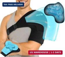 REVIX XL Gel Shoulder Ice Pack Reusable Cold Therapy Rotator Cuff Relief picture