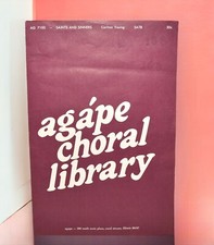 Choral Sheet Music Saints and Sinners Agape Choral Lib. Unis & SATB, Piano/Organ picture