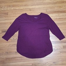 Unbranded Women's Burgundy and Purple Shirt picture