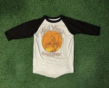 Crazy RARE Vintage 1987 Neil Young Crazy Horse Tour Raglan Quarter Tee Size XL picture