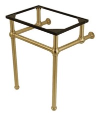 Kingston Brass Heirloom VBH242030SB Templeton Tall Wall Console Sink Base Legs picture