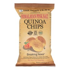 The Daily Crave - Quinoa Chips Himalayan Pink Salt - Case Of 8 - 4.25 Oz picture