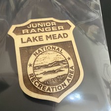 Junior Park Ranger Lake Mead National Recreation Area Wooden Badge picture