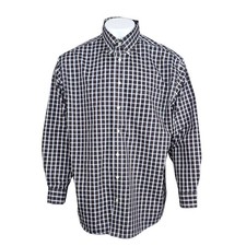 Roundtree & York TravelSmart Men's 2XL Plaid Long Sleeve Button Down Shirt picture