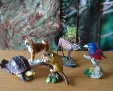 Kaiyodo Natural Monuments Figures Set 11-15 with Booklets & Trading Cards picture
